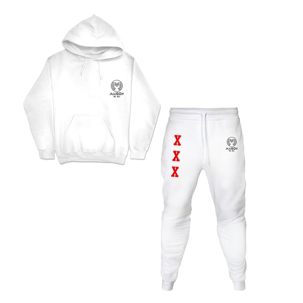 X-Rated MDJ Jogger Set White