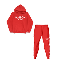 Red Classic MDJ Jogger Set